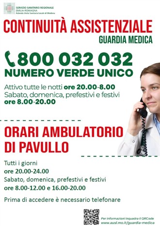 Guardia medica - numero unico