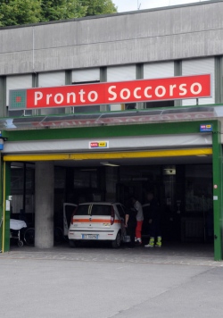 Ingresso del Pronto Soccorso di Pavullo