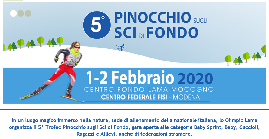 5° Trofeo Pinocchio sugli sci di Fondo